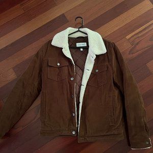Calvin Klein Corduroy Fleece-Lined Jacket